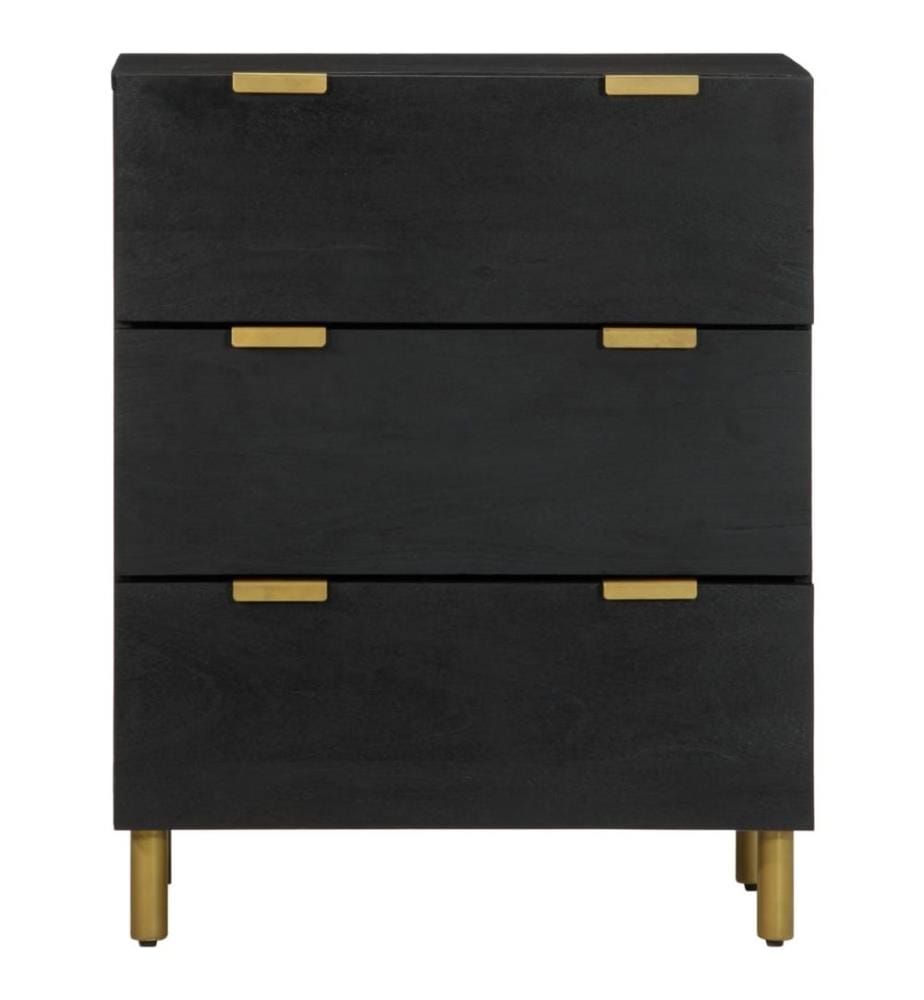 Sideboards 2 Stk. Schwarz 60x33x75 cm Holzwerkstoff
