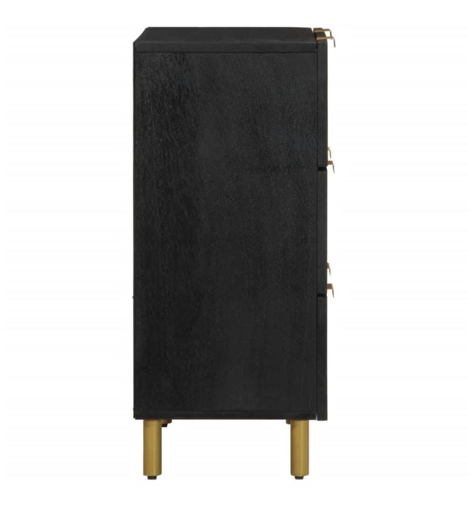 Sideboards 2 Stk. Schwarz 60x33x75 cm Holzwerkstoff