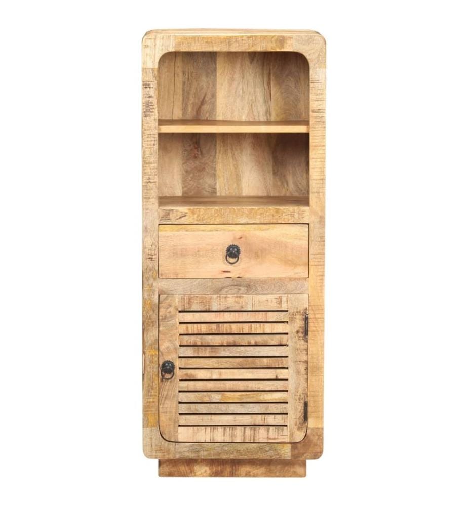 Highboard 45x32x110 cm Raues Mangoholz