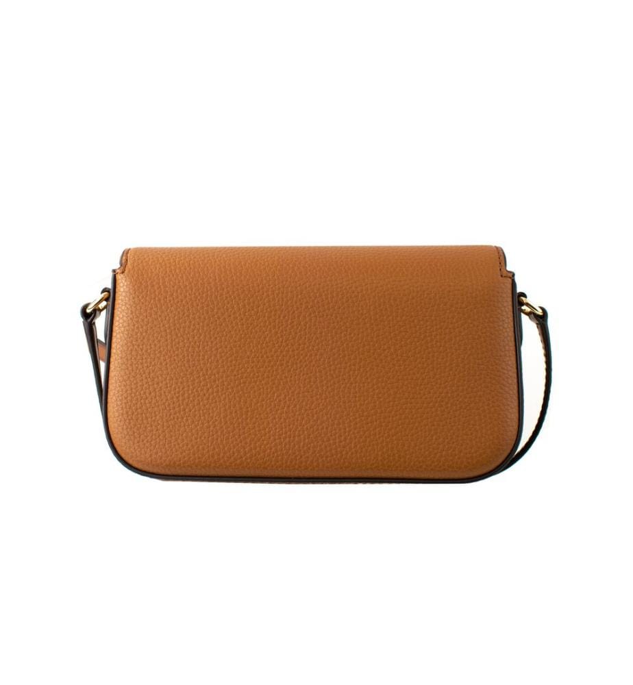 Sac bandoulière Jet Set Travel Petit cuir grainé - Marron