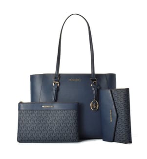 Cabas Charlotte Grand 3-en-1 - Bleu marine