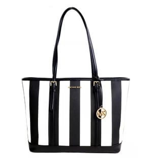 Sac Tote Jet Set Travel - Noir et Blanc