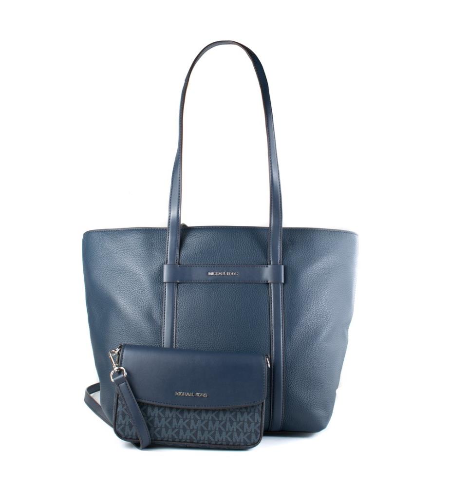 Sac cabas Jet Set Grand 2-en-1 Cuir grainé - Noir