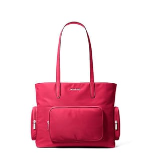 Sac cabas Khai Grand Nylon - Framboise foncé