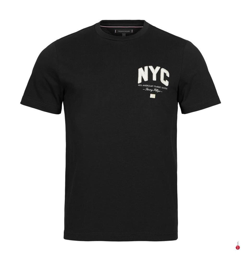 T-Shirt mit Logo – Schwarz