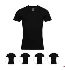 Set of 5 T-shirts - Black