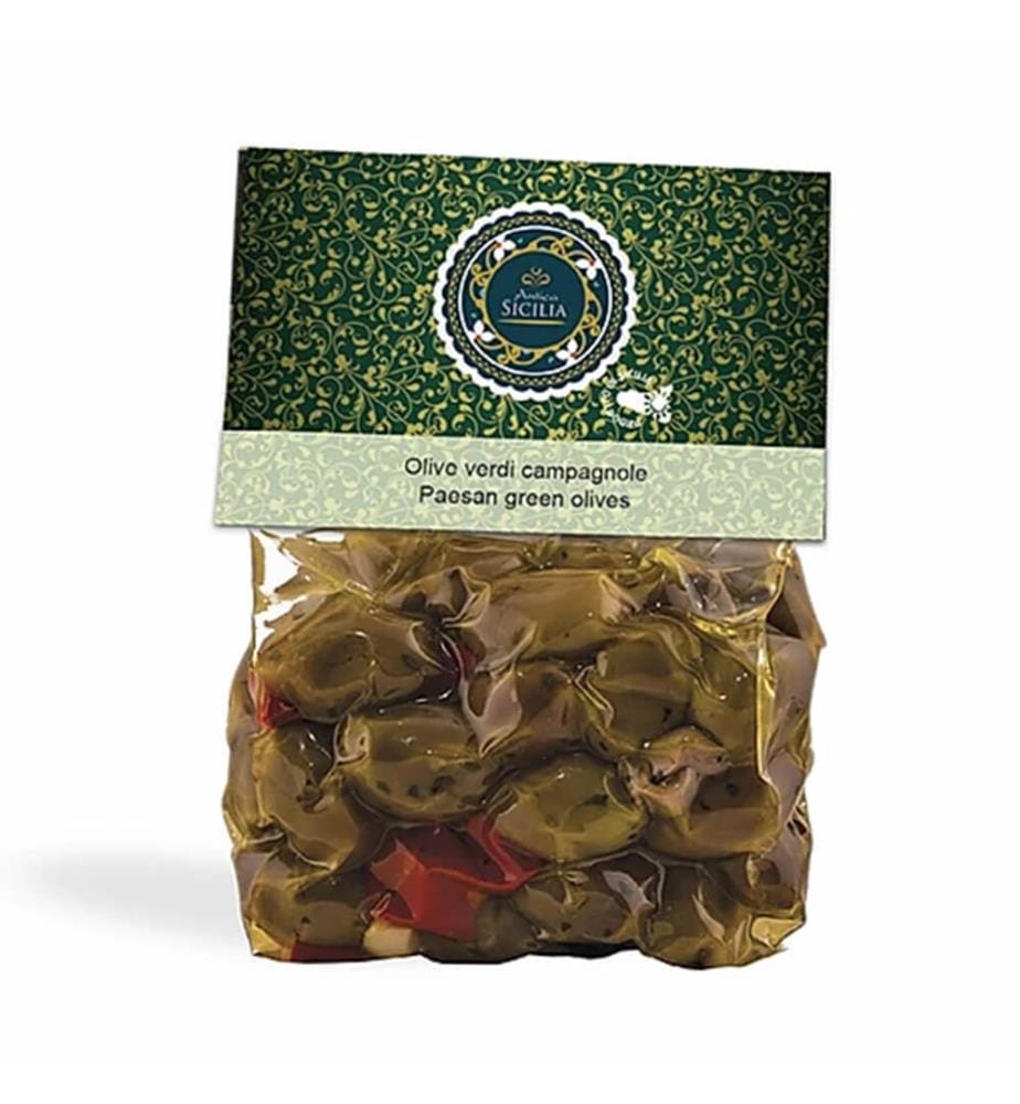 1x Grüne Oliven Land - 350 g