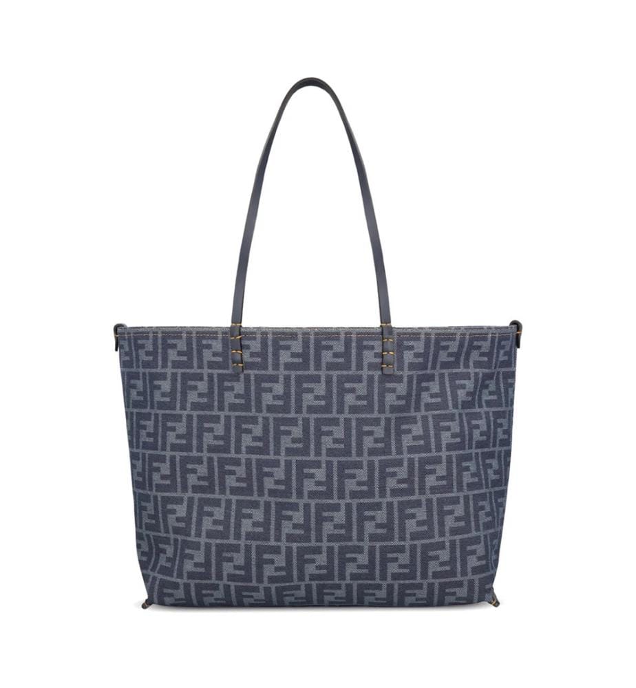 Sac Shopping Réversible Roll M - Bleu