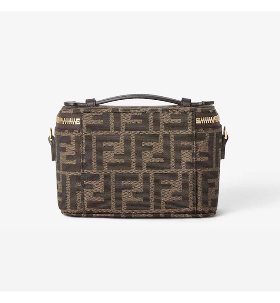 Vanity aus Jacquard-Gewebe - Braun