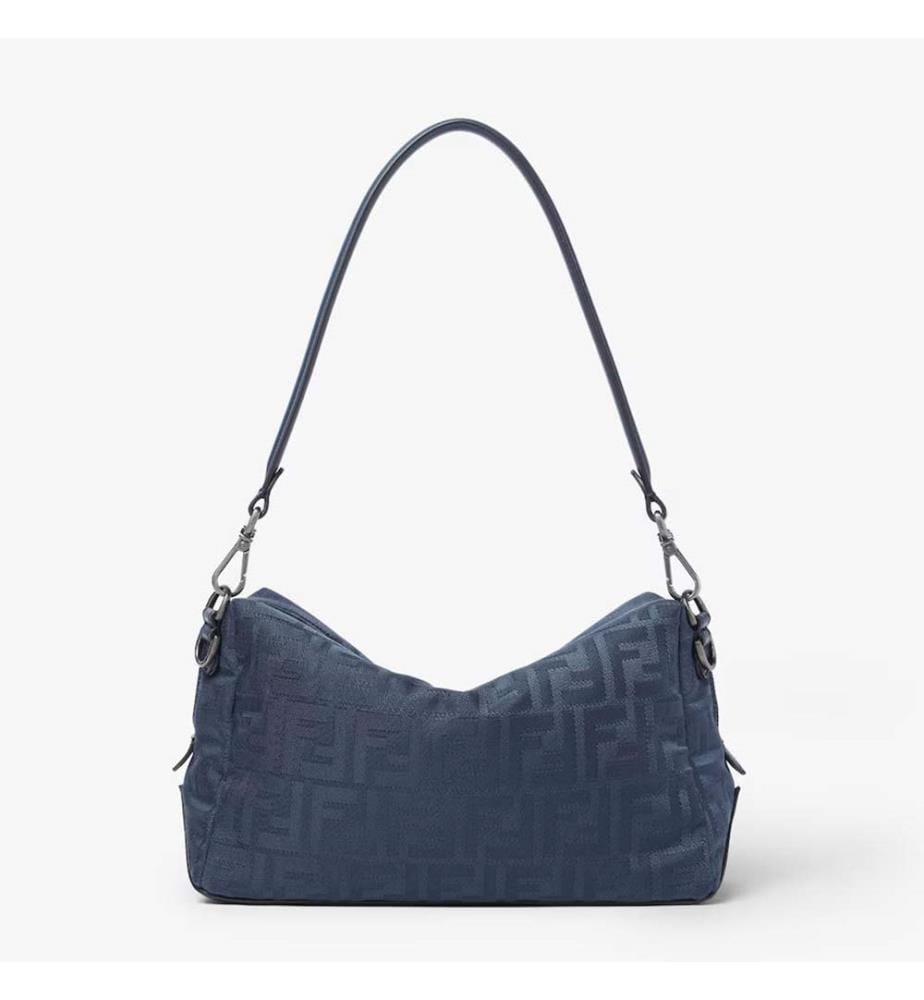Squared Ff Schultertasche Lui M - Blau