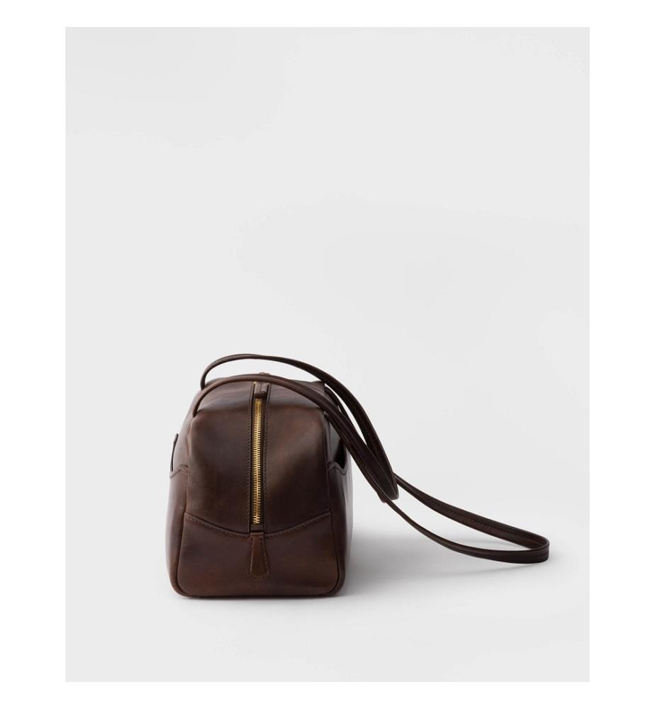 Carry Large Sac à main en cuir antique - Marron