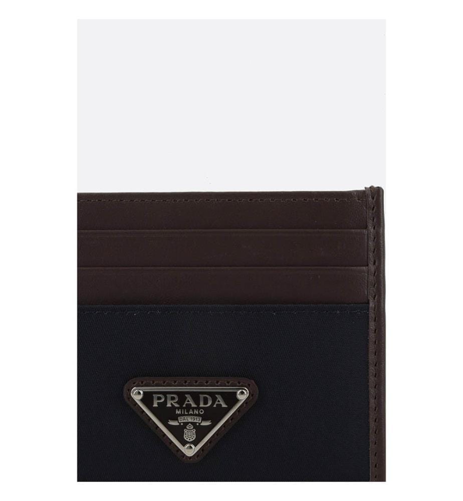 Porte-cartes Speedrock en Re-Nylon et cuir – Bleu