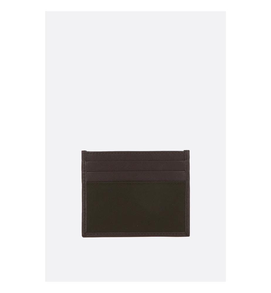 Porte-cartes Speedrock en Re-Nylon et cuir – Vert foncé