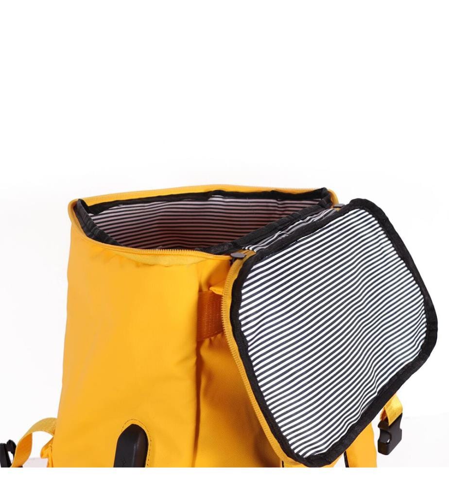 Sac à dos étanche pour ordinateur portable - Jaune