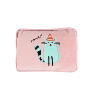 Bouillotte électrique Chat Fête - Noir