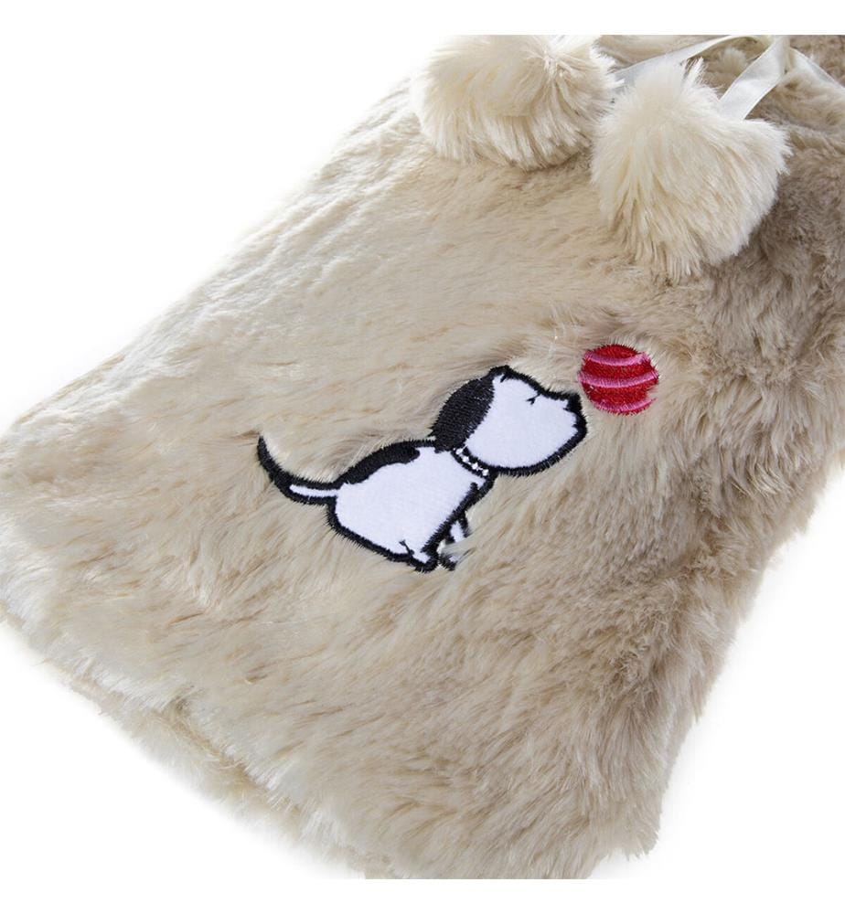 Bouillotte électrique Chien Beige - Noir