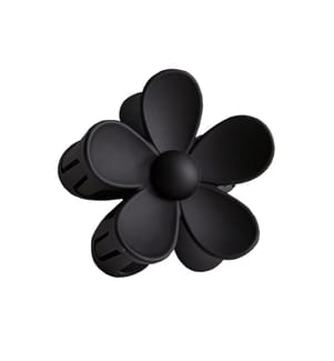 Haarklammern Blume - Schwarz (7,5 cm)