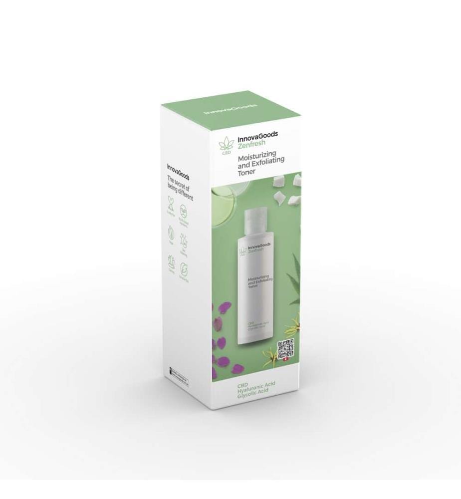 Zenfresh CBD Tonico idratante ed esfoliante per il viso 150 ml