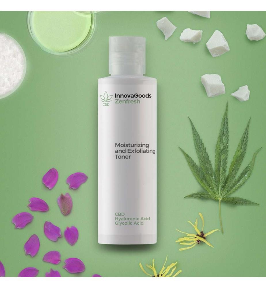 Zenfresh CBD Tonico idratante ed esfoliante per il viso 150 ml