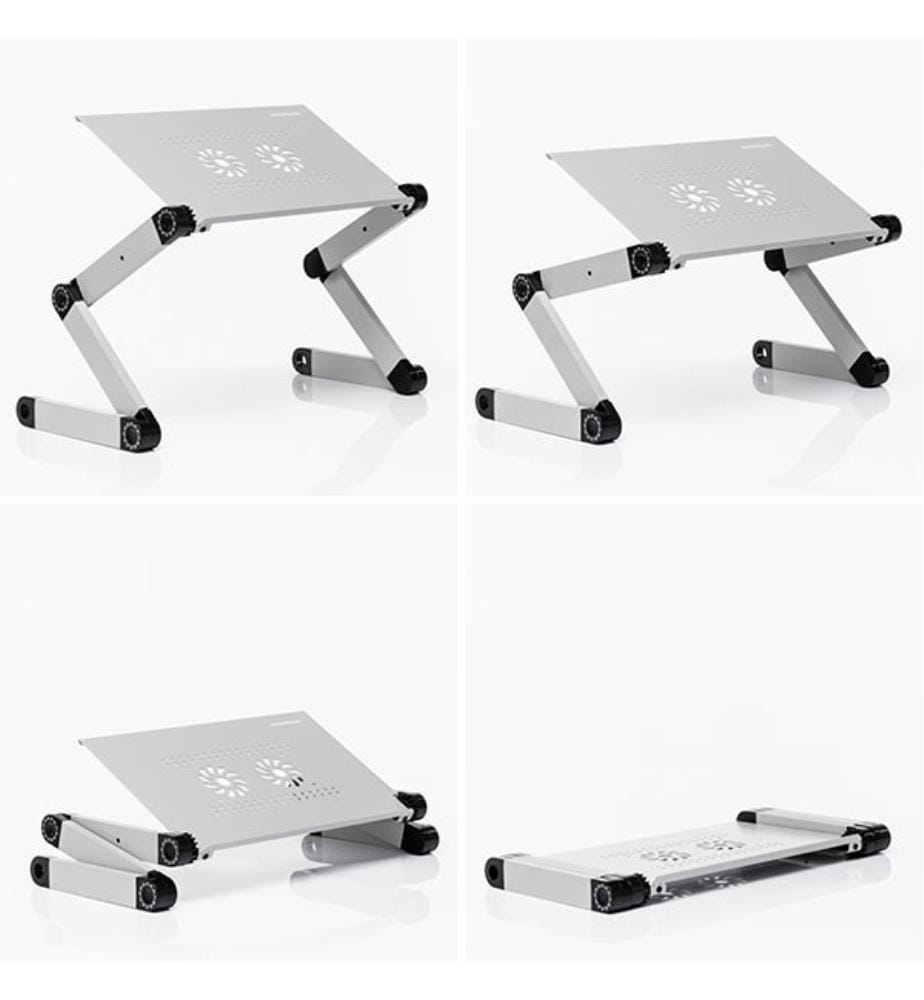 Omnible adjustable multi-position laptop table - Grey