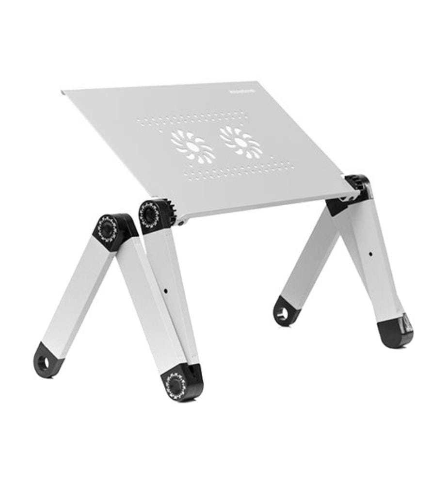 Omnible adjustable multi-position laptop table - Grey