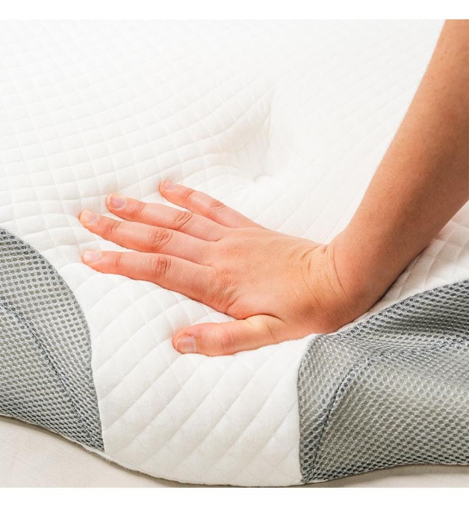 Coussin ergonomique 3 en 1 pour la nuque Pilocal - Blanc et gris