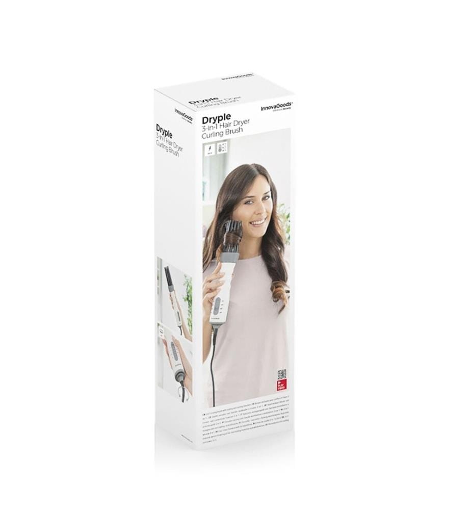 Dryple 550 W 3 in 1 Haartrockner, Haarbürste und Lockenstab
