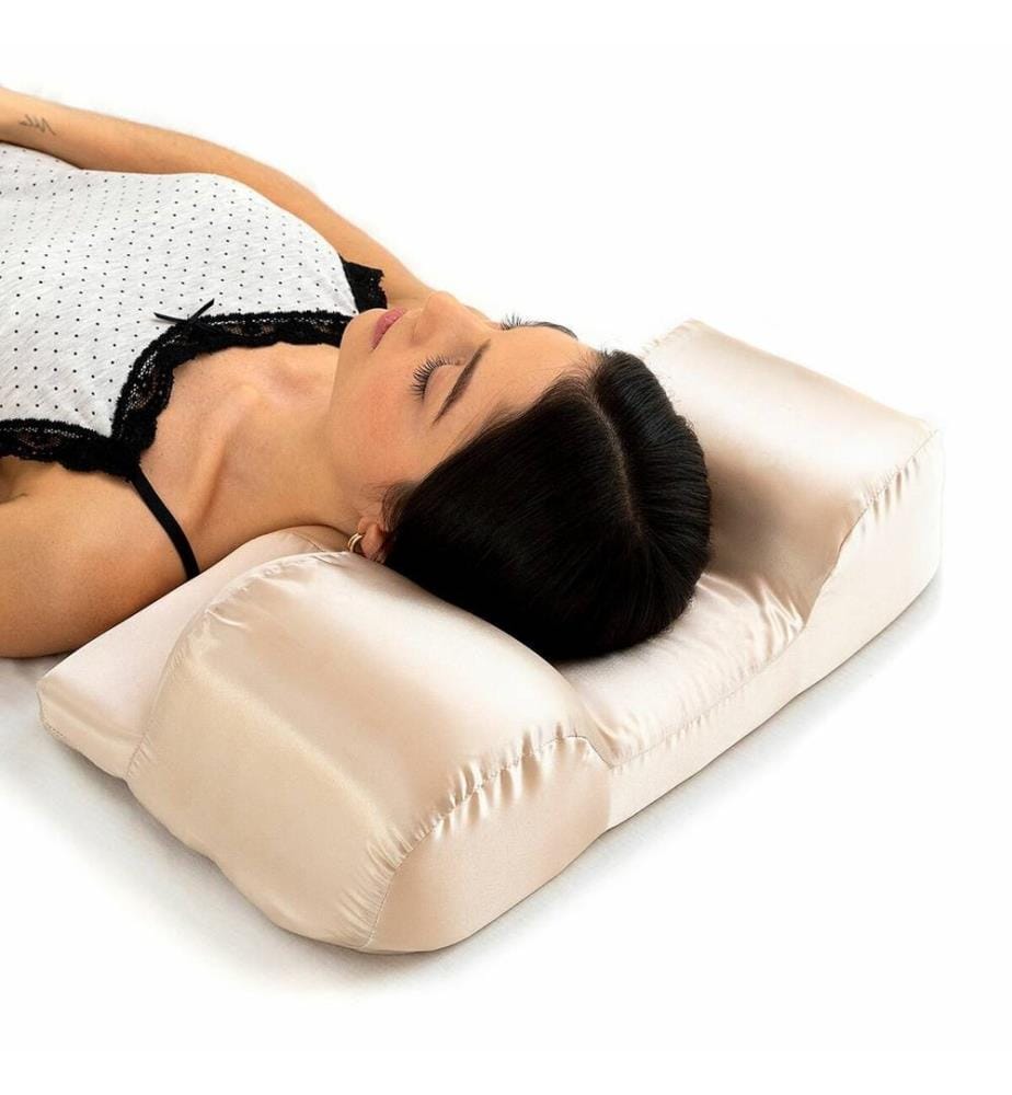 Oreiller Cervical Anti-Rides avec Housse en Satin Youthlow