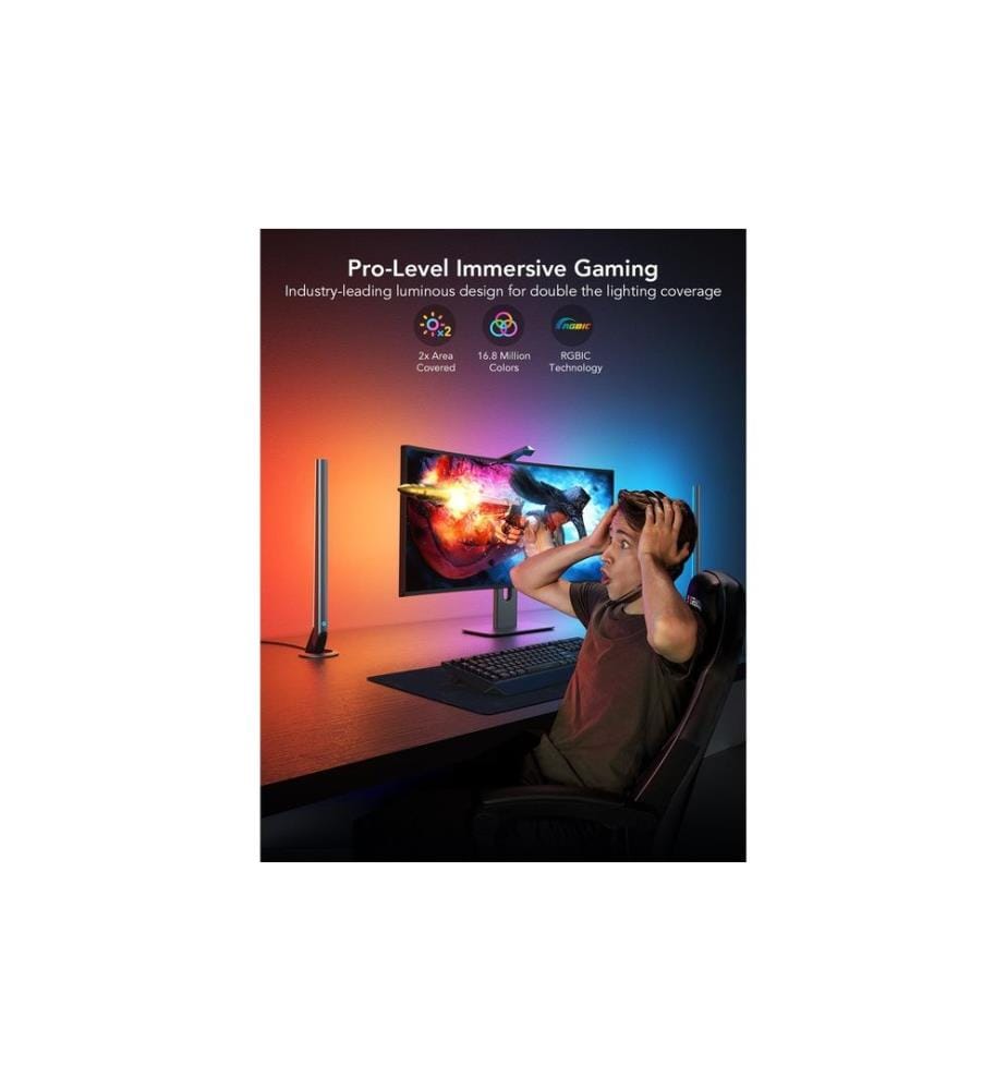 GOVEE - Lumière de jeu pro DreamView G1, RGBIC, WiFi