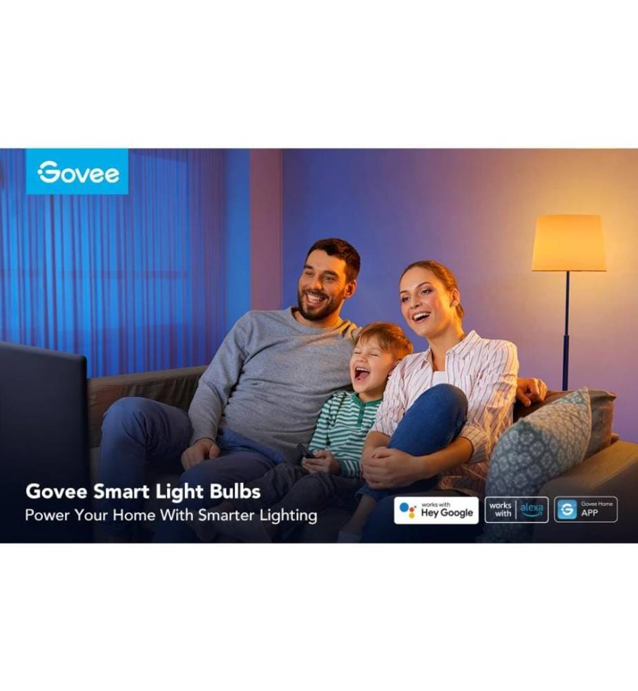GOVEE - Ampoule Smart E27, 2700-6500K, RGBWW
