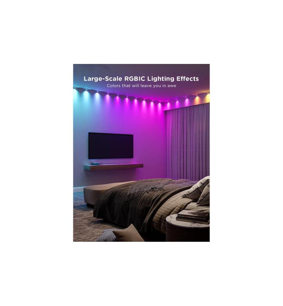 GOVEE - LED String-Downlights, RGBIC, 5 m