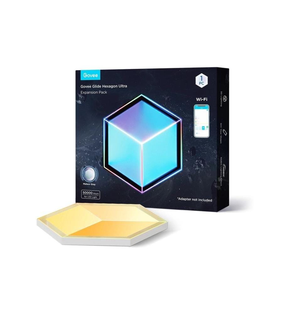 GOVEE - Lampe suspendue Glide Hexa Ultra, Extension, 1 pièce