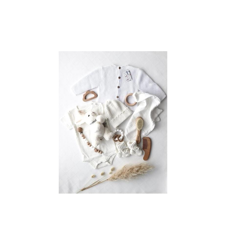 Oykami - Coffret cadeau pour bébé Blanc Vérona Lapin Blanc