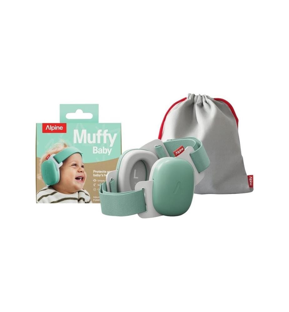 ALPINE - Protection auditive Muffy Baby 2.0 Vert sauge