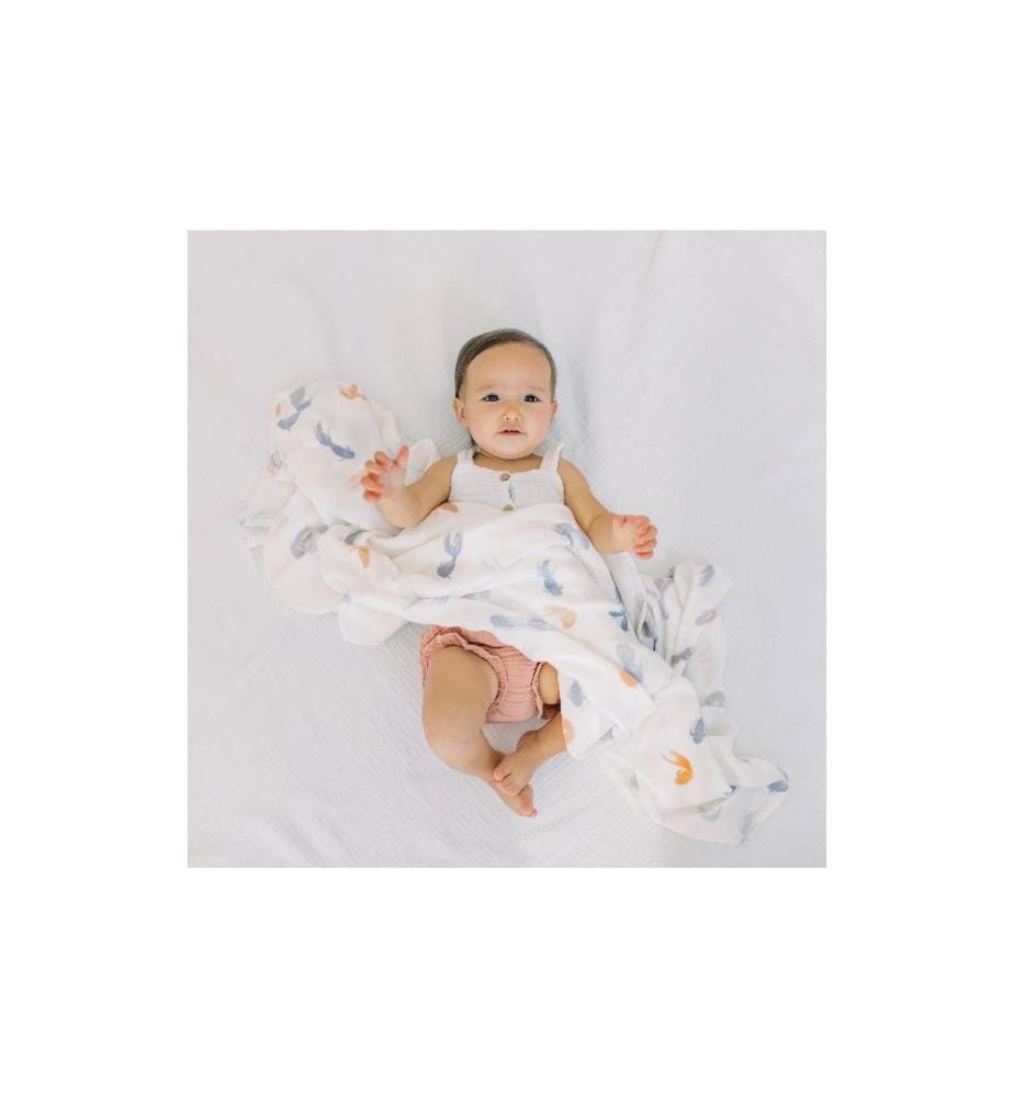 ADEN + ANAIS - Serviette en gaze Koi pond Set de 3 120 x 120 cm