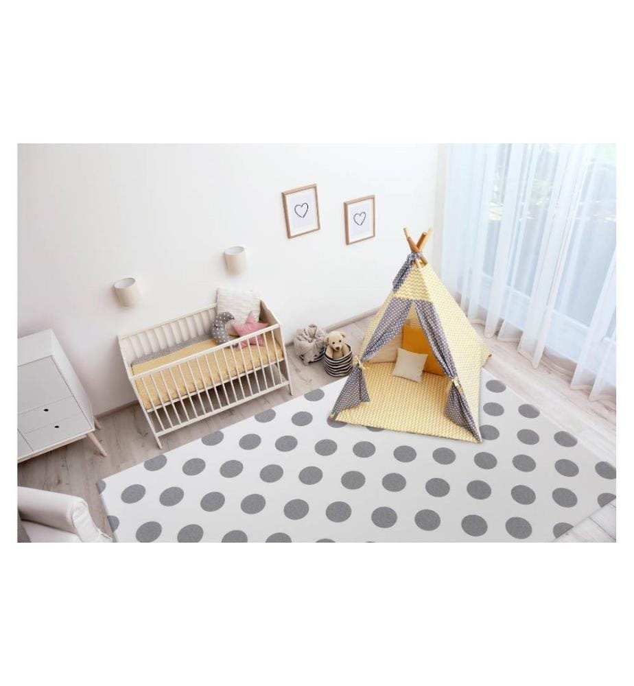 BABY CARE - Natte de jeu Dots and Stars 185 x 125 cm