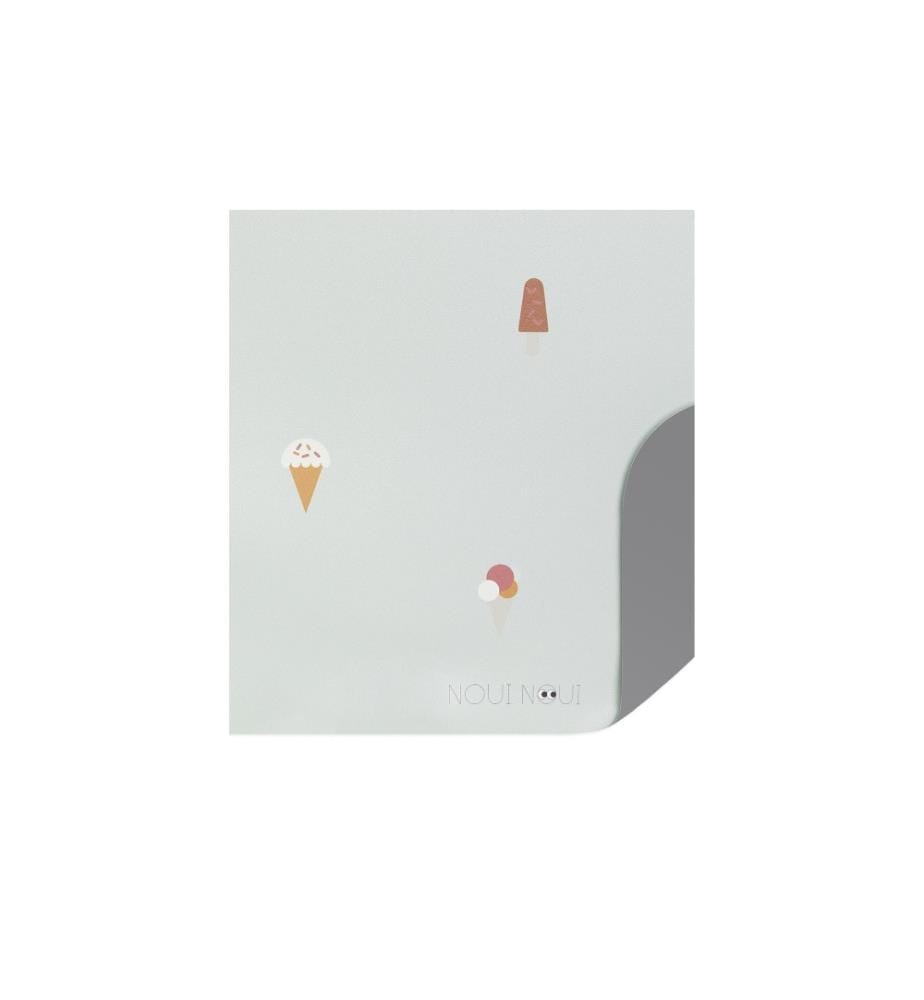 NOUI NOUI - Tapis protège-sol Ice Cream Grey 120 x 95 cm