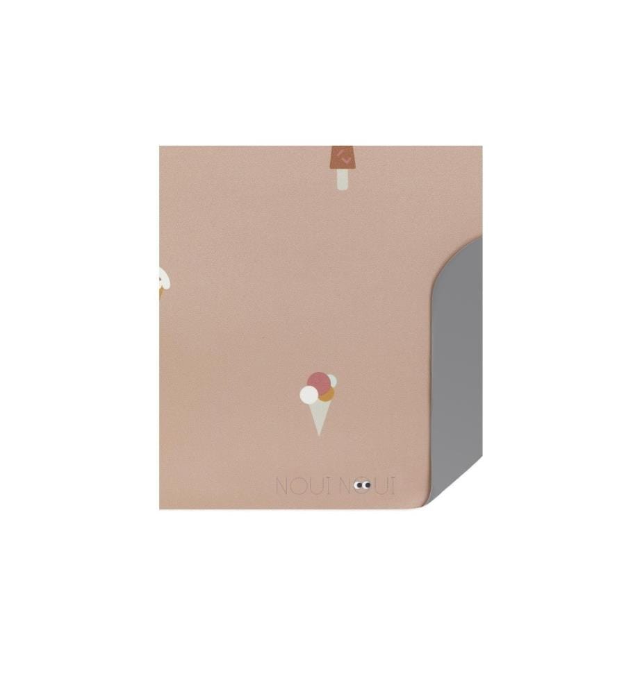 NOUI NOUI - Tapis protège-sol Ice Cream Old Rose 120 x 95 cm
