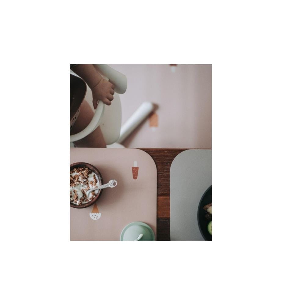 NOUI NOUI - Tapis protège-sol Ice Cream Old Rose 120 x 95 cm