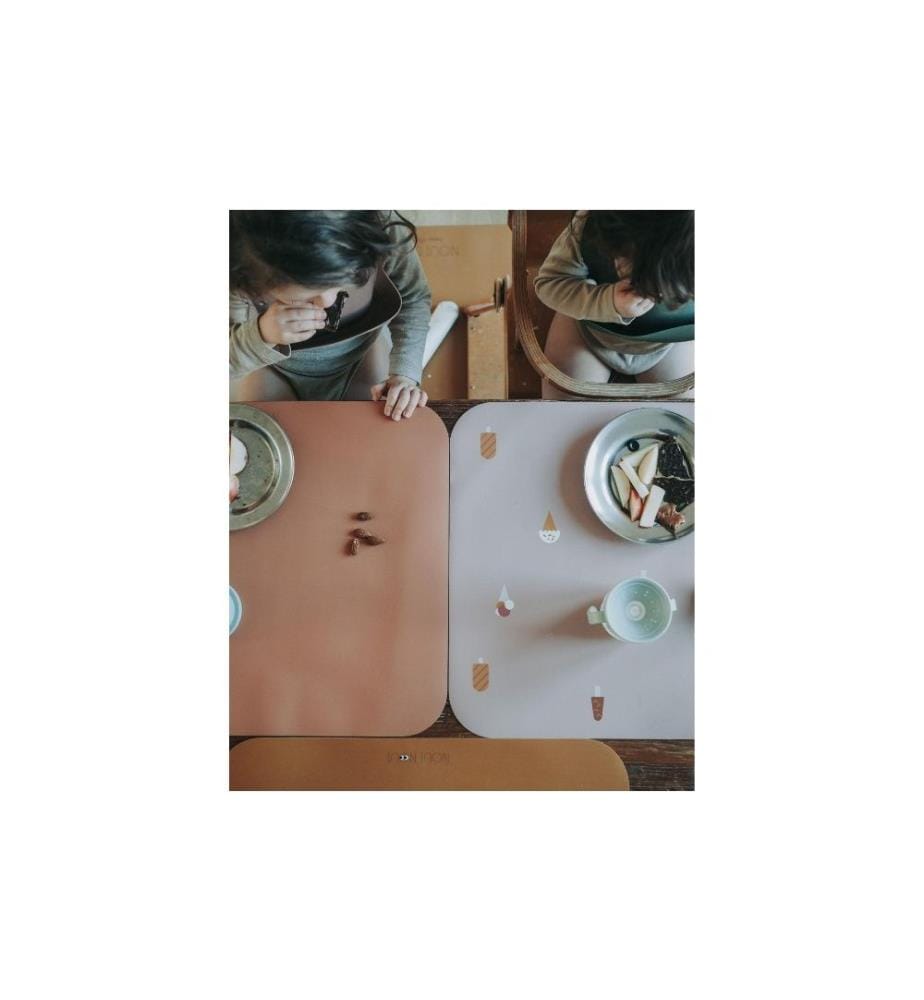 NOUI NOUI - Set de table pour enfants XL Ice Cream Rose 55 x 45 cm