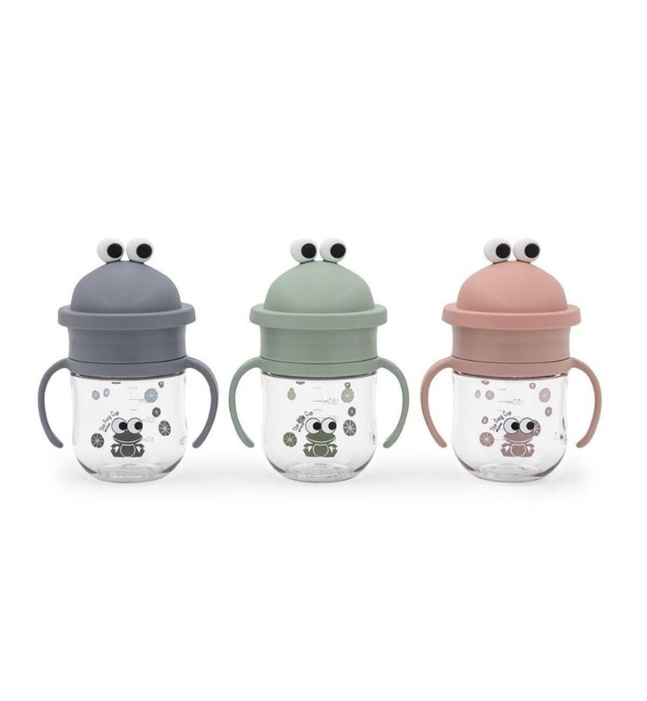 NOUI NOUI - Tasse à boire pour enfants The Frog Cup Rose 200 ml