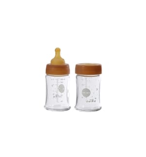HEVEA - Glasflasche 2 x 150 ml