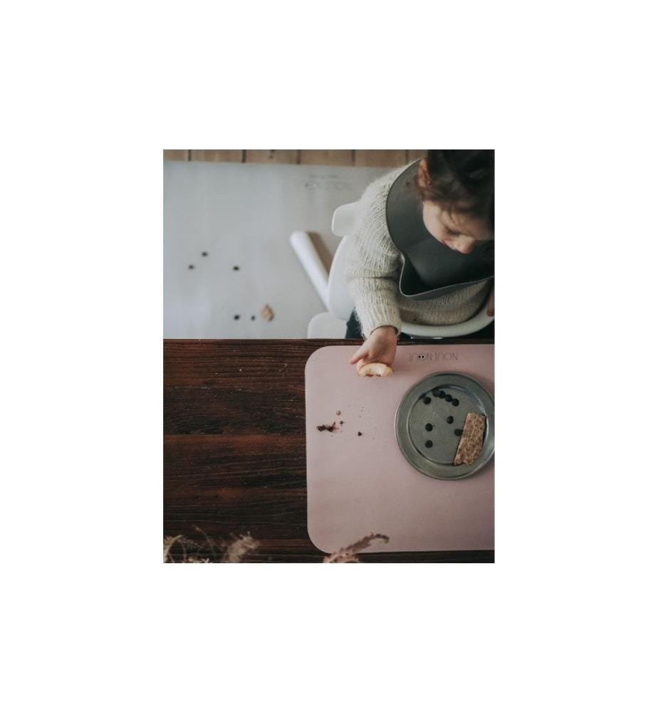 NOUI NOUI - Set de table pour enfants Poudre rose 43 x 34 cm
