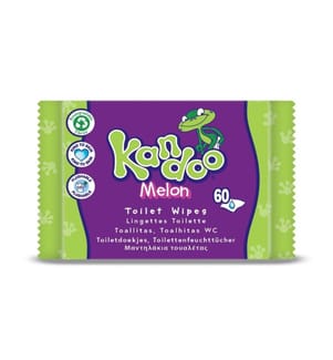 KANDOO - Lingettes humides Melon 60 pièces