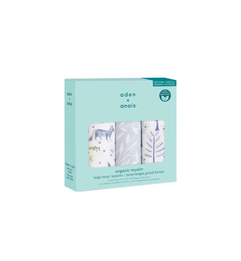 ADEN + ANAIS - Mulltuch Outdoors 3er-Set 70 x 70 cm