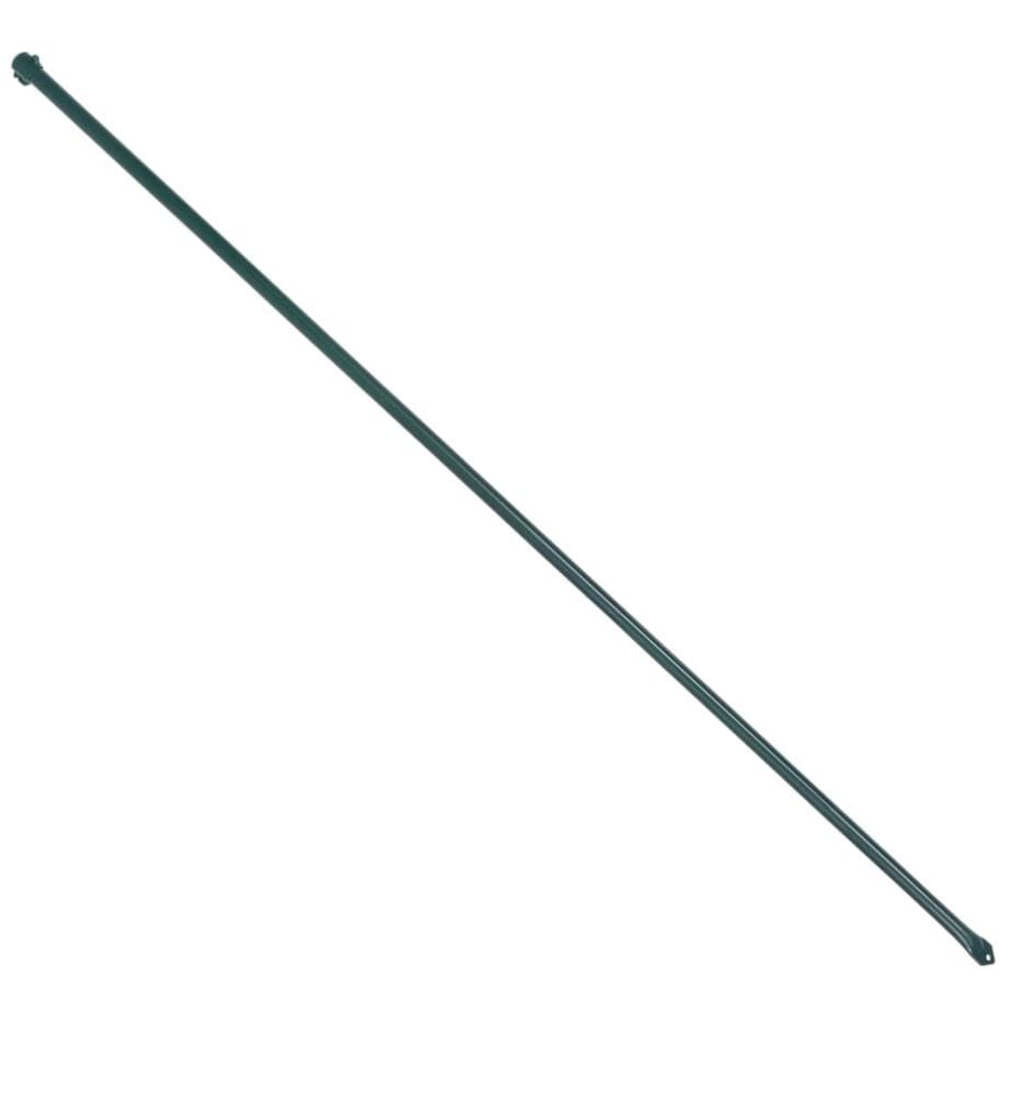 Pflanzstäbe 10 Stk. 1,5 m Metall Grün