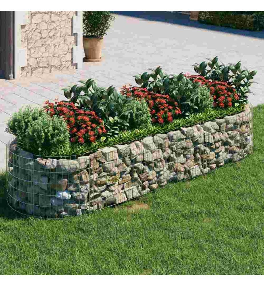 Gabionen-Hochbeet Verzinktes Eisen 300x100x50 cm