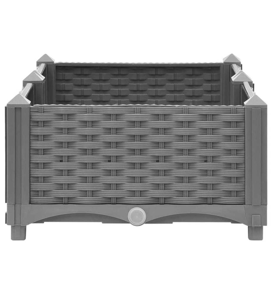 Hochbeet 80x40x23 cm Polypropylen