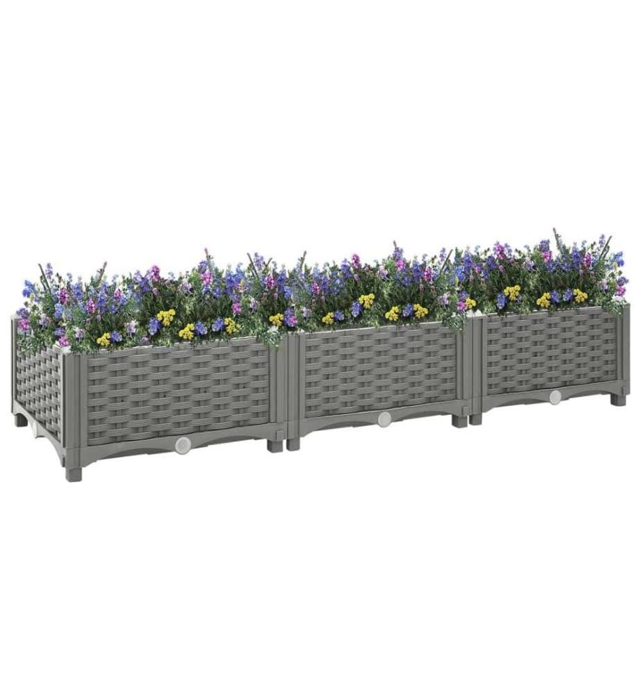 Hochbeet 120x40x23 cm Polypropylen