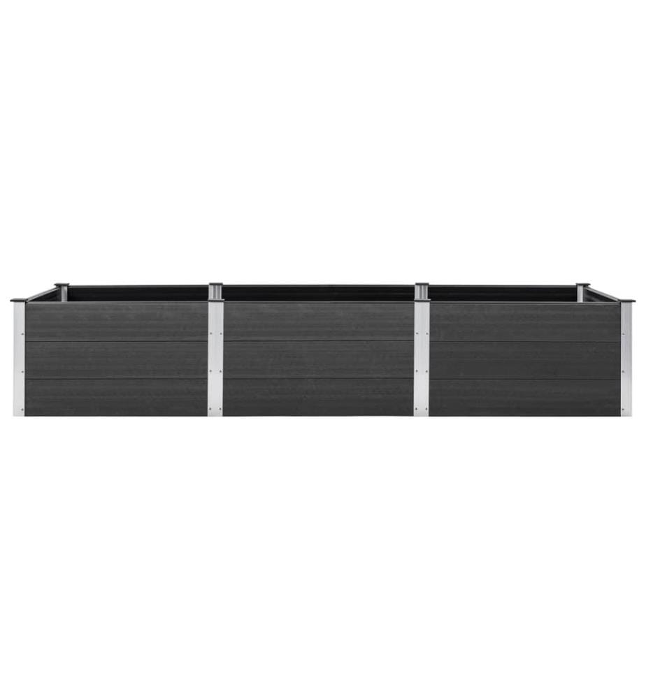 Hochbeet Grau 300x100x54 cm WPC